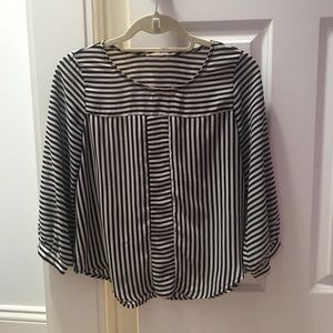 Lush blouse, three- quarter sleeves
